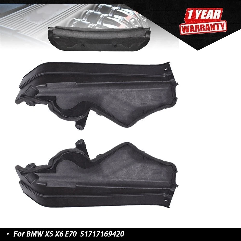 3pc Engine Upper Compartment Partition Panel for BMW X5 X6 (2007–2013) 51717169420