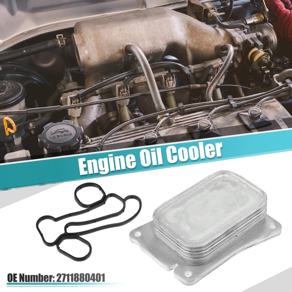 Engine Oil Cooler Housing with Gasket Replacement for Mercedes-Benz (2009–2016)