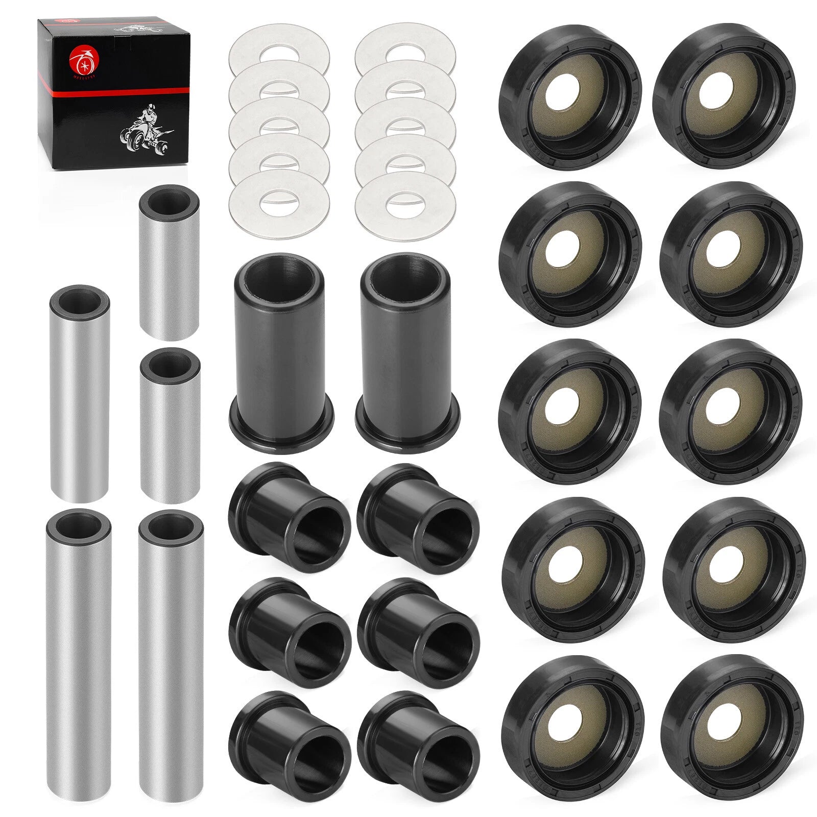 Rear A-Arm Bushing Rebuild Kit for Suzuki King Quad 700 LT-A700X (2005–2007)