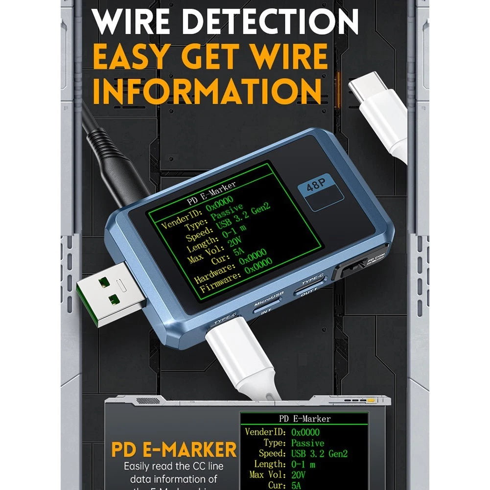 FNB48P USB Tester for Fast Charge Monitoring (2023)