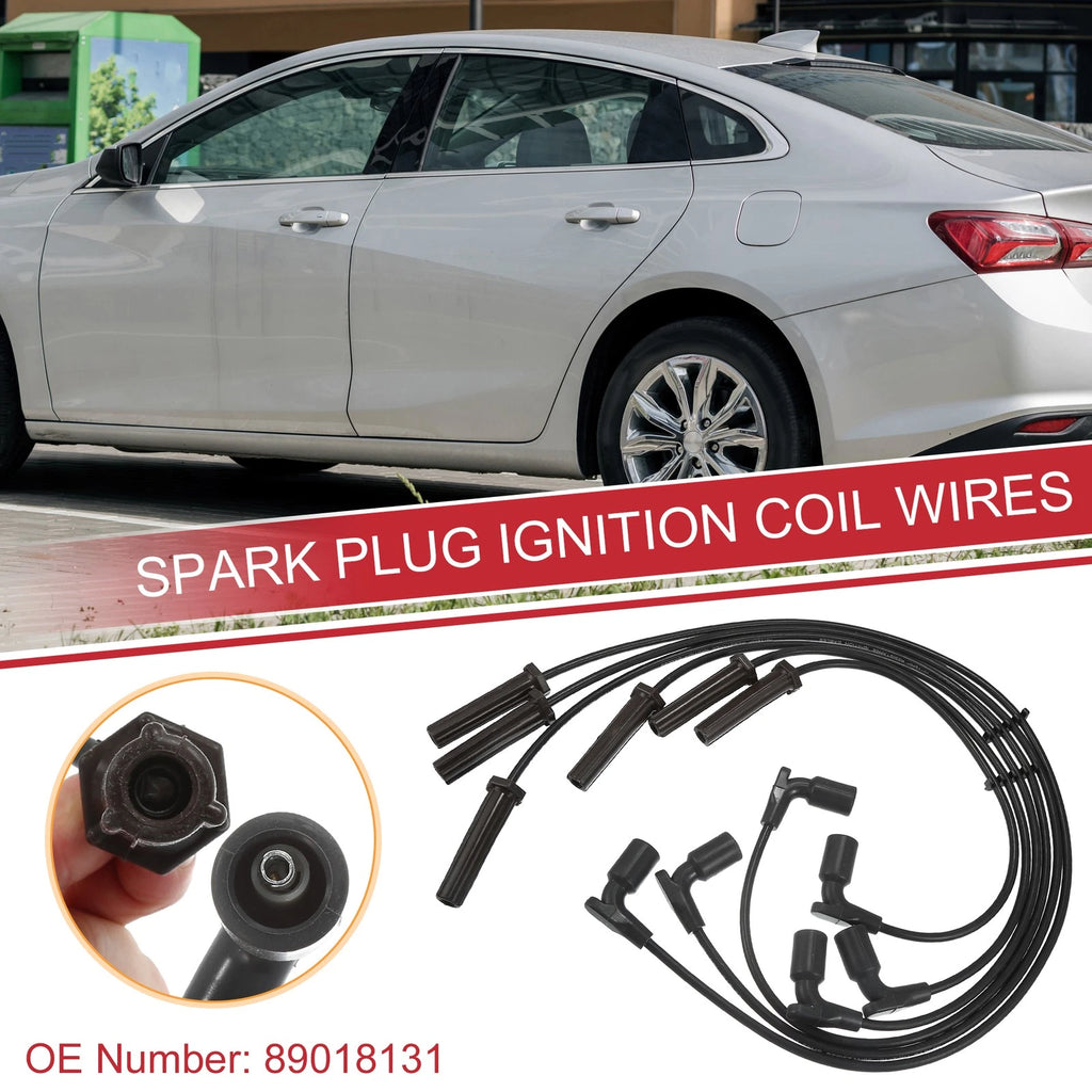6pcs Spark Plug Wire Ignition Coil Cable Replacement for Chevrolet Uplander (2005–2007)