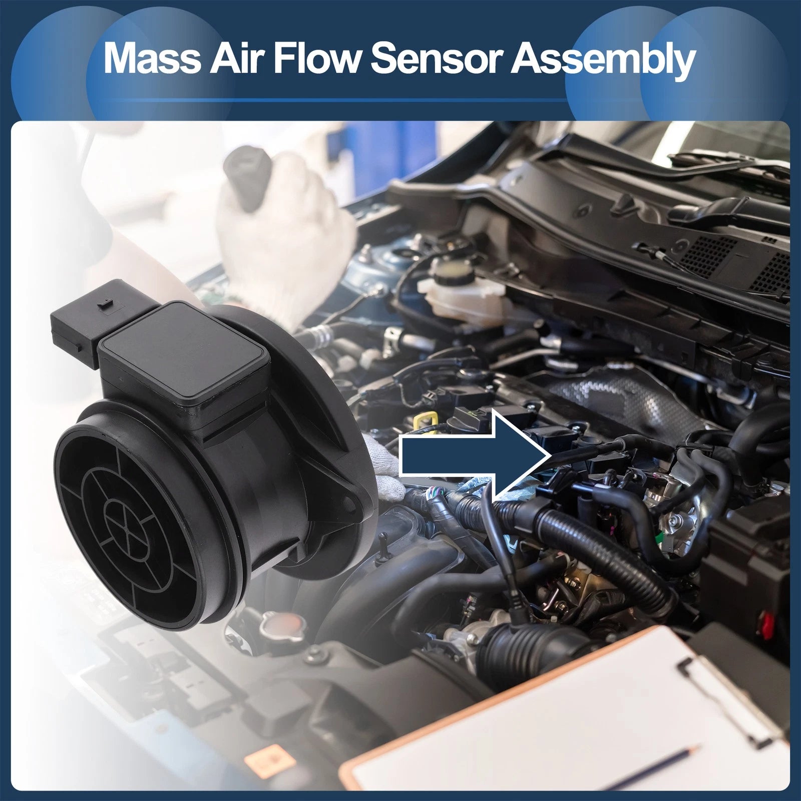 Mass Air Flow Sensor Assembly for Mercedes-Benz C-Klasse (2000–2007)