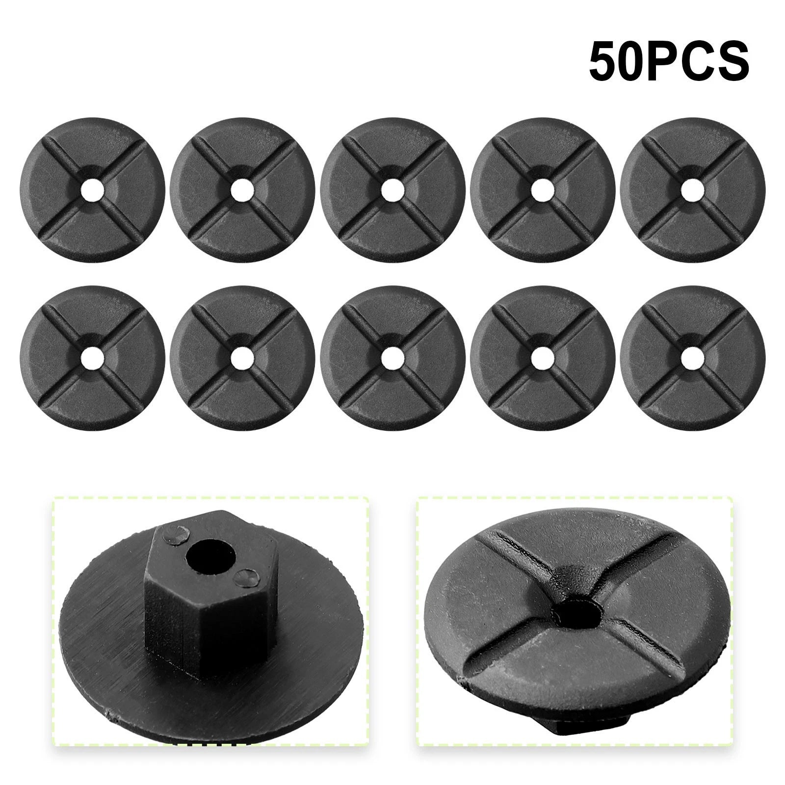 50x Unthreaded Nut Clips for Mercedes (Fits Inner Wheel Arches)