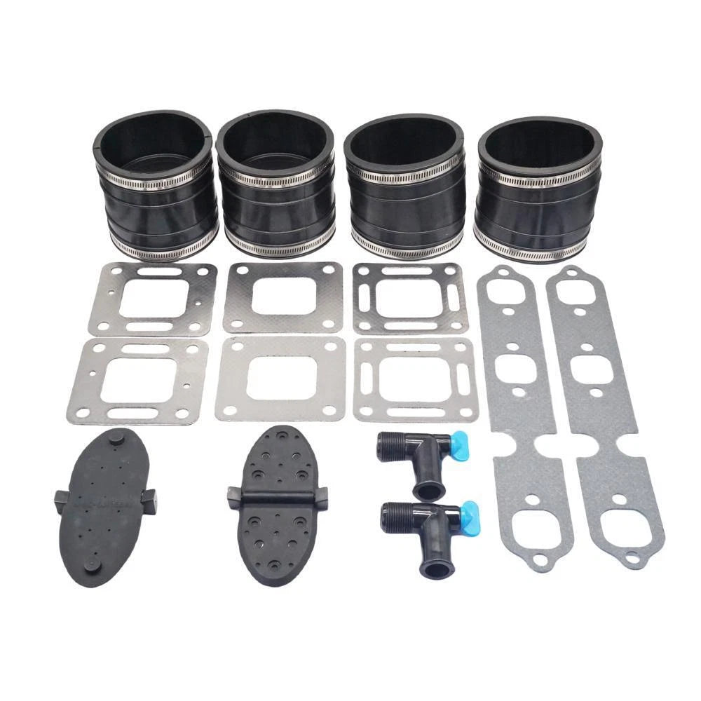 Exhaust Manifold Kit with Bellow & Gasket for Mercruiser GM 229/262 CID (N/A)