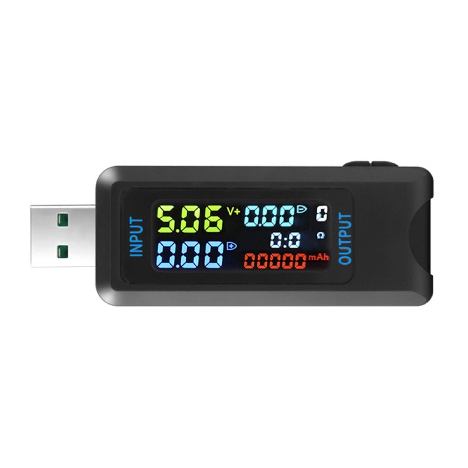 USB C digital voltmeter for fast charging protocols detection