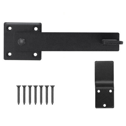 Double Gate Lock for Barn Door Fence (Heavy Duty, Reversible)