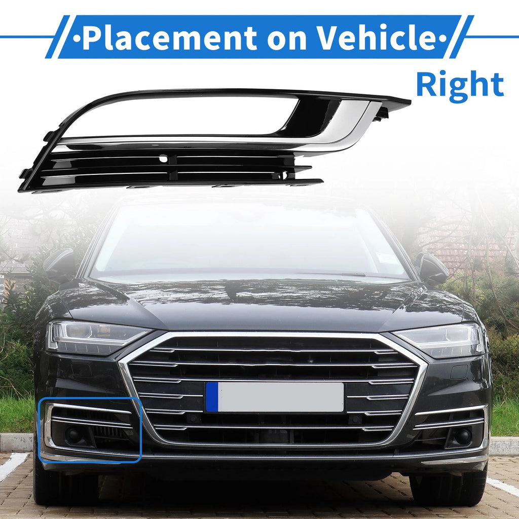 Car Front Right Fog Light Grill Replacement for Volkswagen CC (2013–2016)