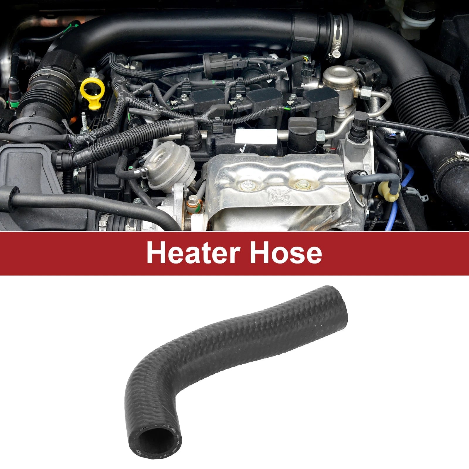 Heater Hose Replacement for Toyota Highlander 3.5L (2008–2016) Rubber