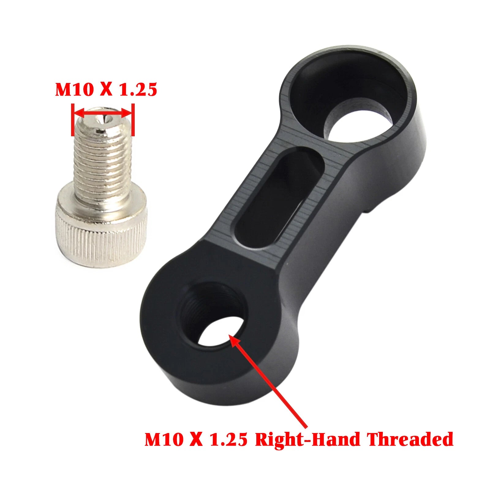 Mirror Mount Riser Extender Adapters for Honda Shadow 750 (2001–2019)