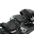 Driver & Passenger Seat & Backrest for Harley Electra Glide (2014–2023) Black