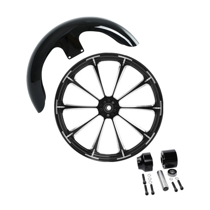21" Front Fender Wheel Rim & Single Hub for Harley Touring (2008–2013)