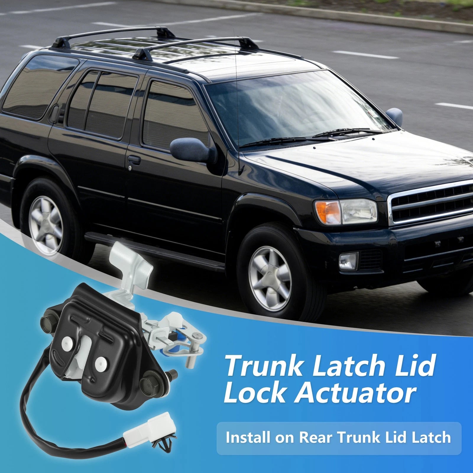 Tailgate Latch Lock Actuator for Nissan Pathfinder (1997–2004) 905025W30B