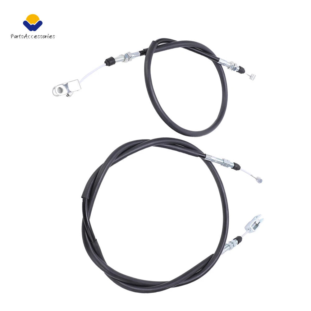 Set of 2 Rear Brake Cable Parking Cables (1201 & 1202) for Kawasaki Mule