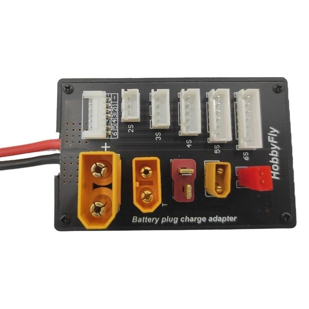 Adapter Board for RC Batteries (Wide Compatibility, 14AWG Silicone Cables)