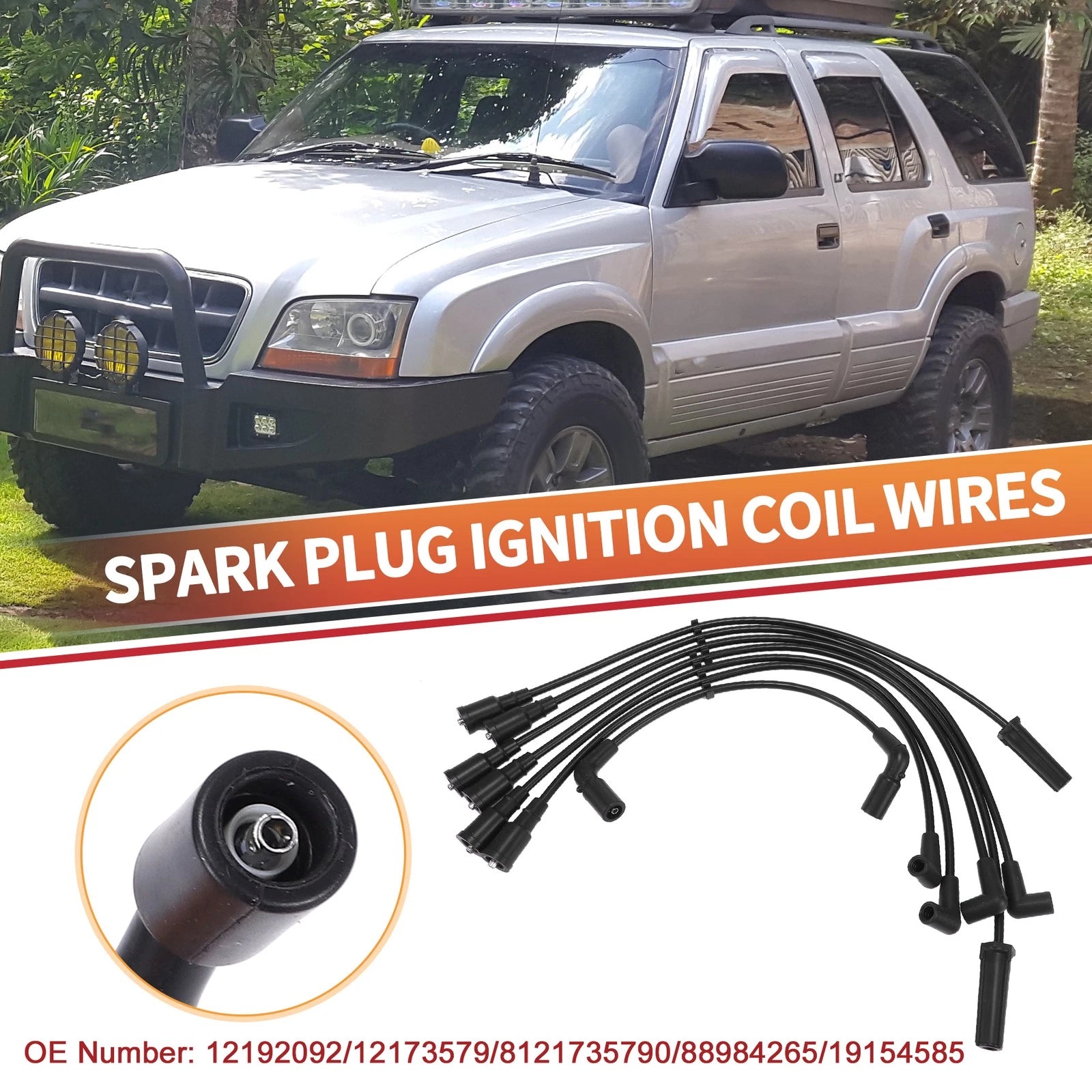 Ignition Coil and Spark Plug Wire Kit for Chevrolet Astro (1996–2005)