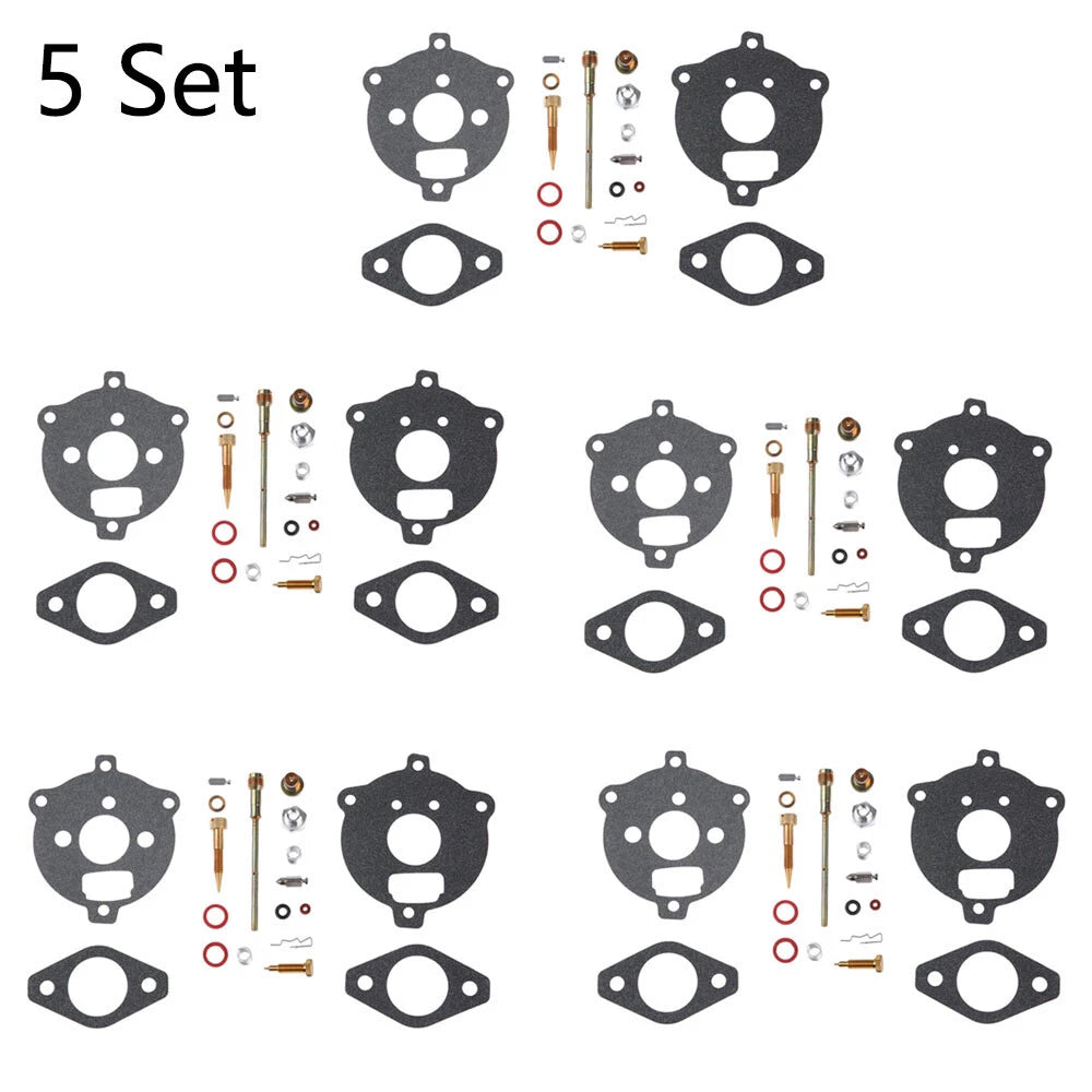 Set of 5 Carburetor Rebuild Kits for B&S 7HP 8HP Engines (394693, 291763, 295938)
