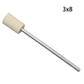 Set of 7 Wool Grinding Heads for Rotary Tool (65mm Handle)