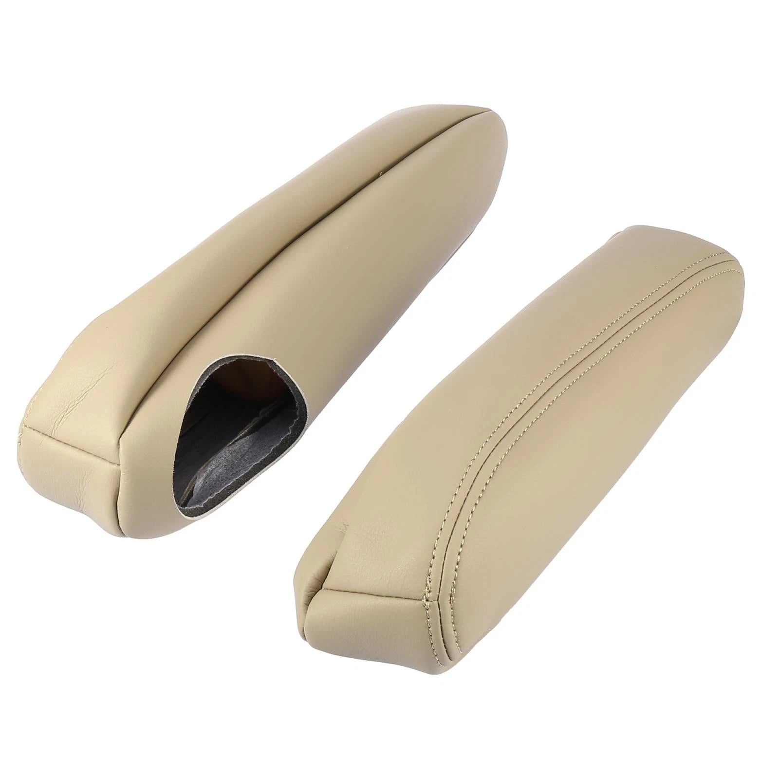 Front Seat Armrest Cover Pair Replacement Beige for Chevrolet Tahoe (2007–2014)