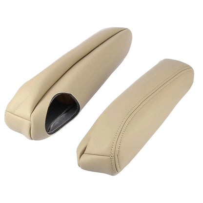 Front Seat Armrest Cover Pair Replacement Beige for Chevrolet Tahoe (2007–2014)