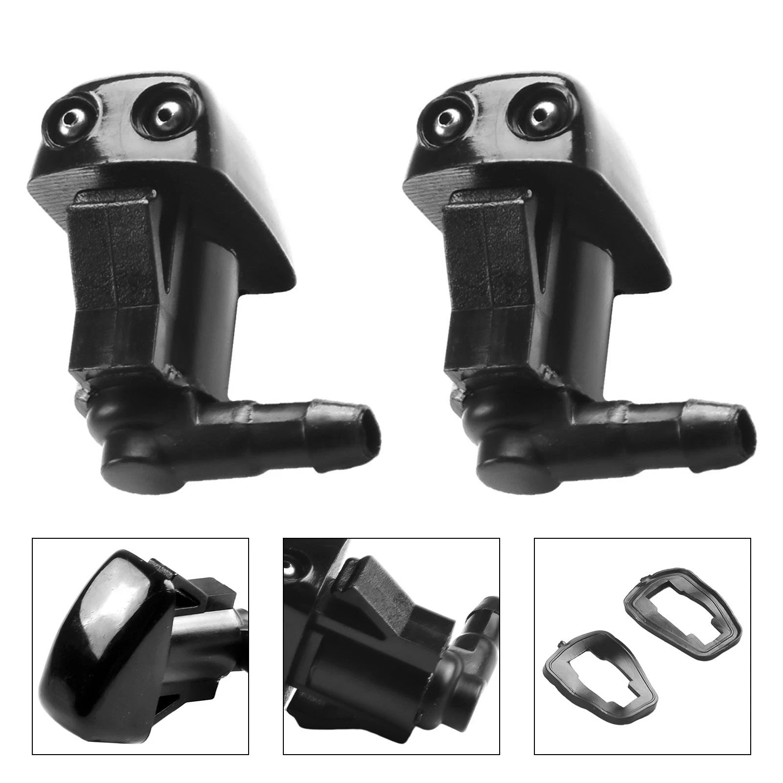 2X Front Windshield Wiper Nozzle Jet for 356BKGG1 BN8V