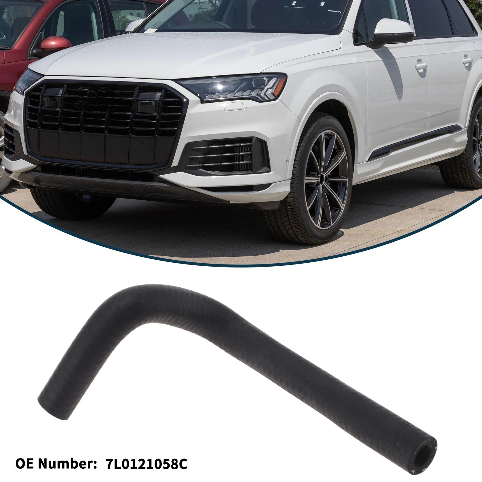 Radiator Hose Replacement Coolant Pipe for Audi Q7 3.6L (2007–2010)