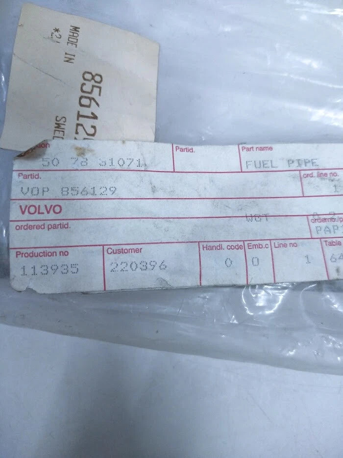 Fuel Pipe for Volvo Penta (OEM 856129)