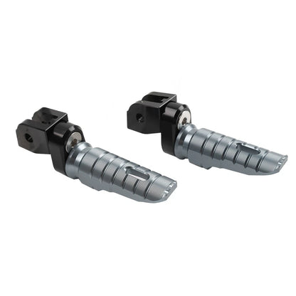Grey Front Footrests Foot Pegs for Ducati Monster 821 Dark (2014–2020)