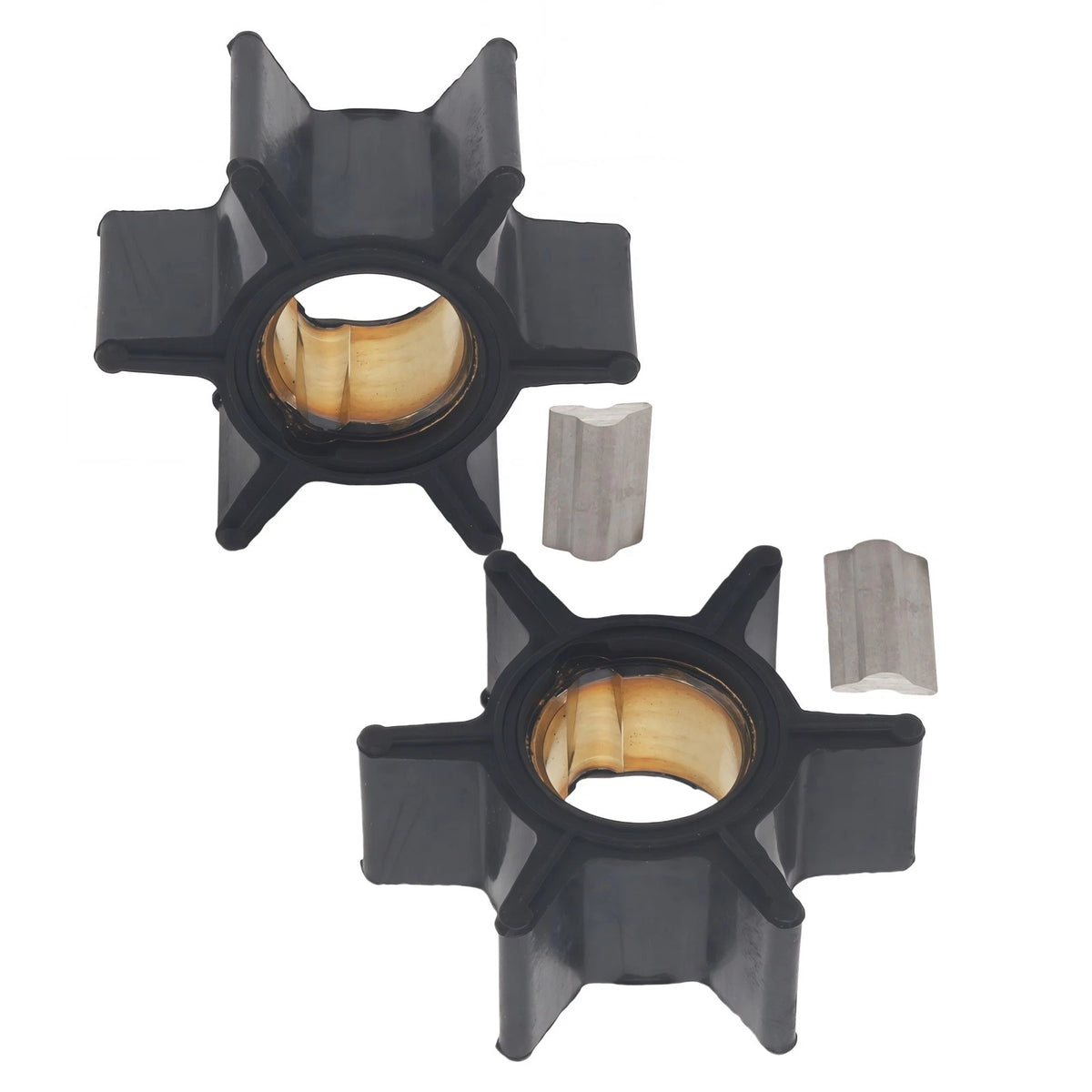 Water Pump Impeller & Key for Mercury Outboard 2 Stroke 3.5-4 HP (47-68988)