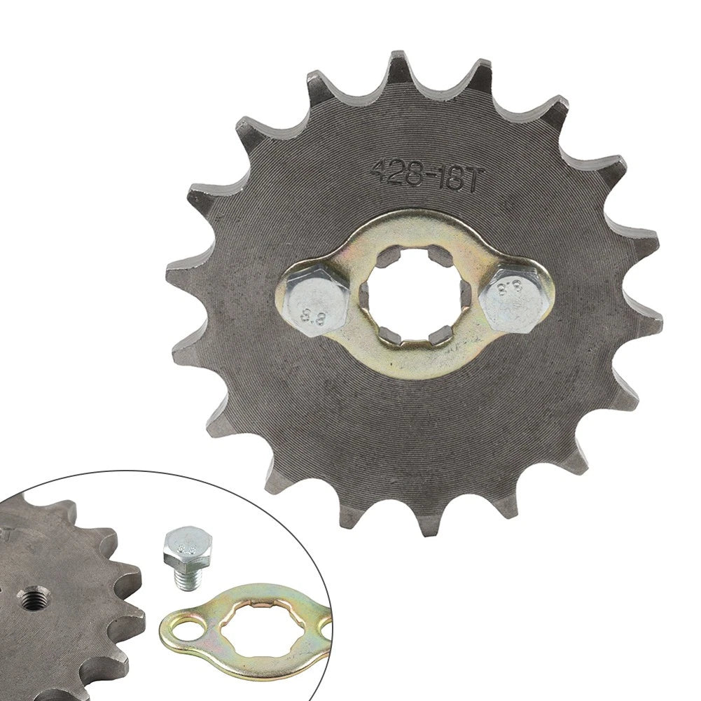 17mm 18T Front Sprocket for 110CC 125CC ATV Pit Dirt Quad Bike