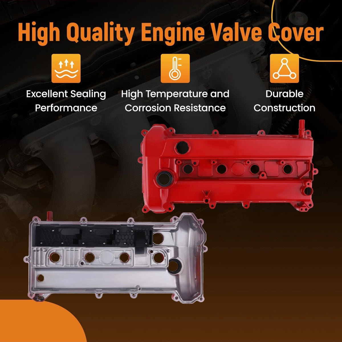 Aluminum Engine Valve Cover for Mazda 6, Mazda 3 (2010–2013) L502-10-210B