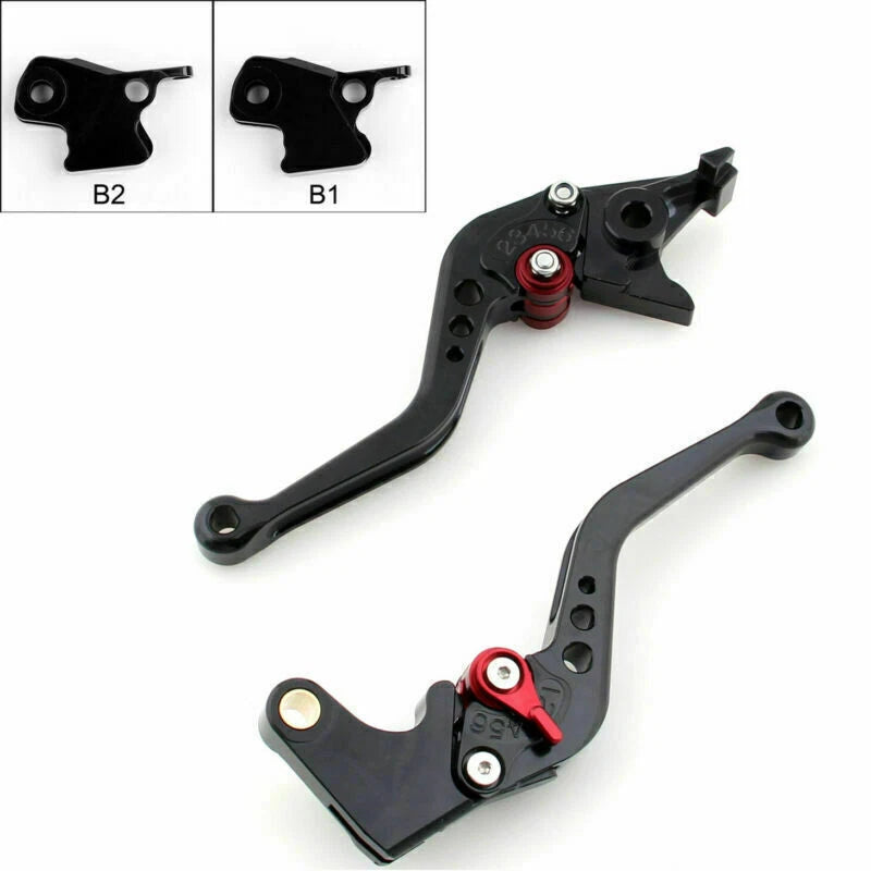 Short Brake Clutch Levers for BMW K1600 K1200 K1300 R1200 R/S/GS (2010–2023) Black T9