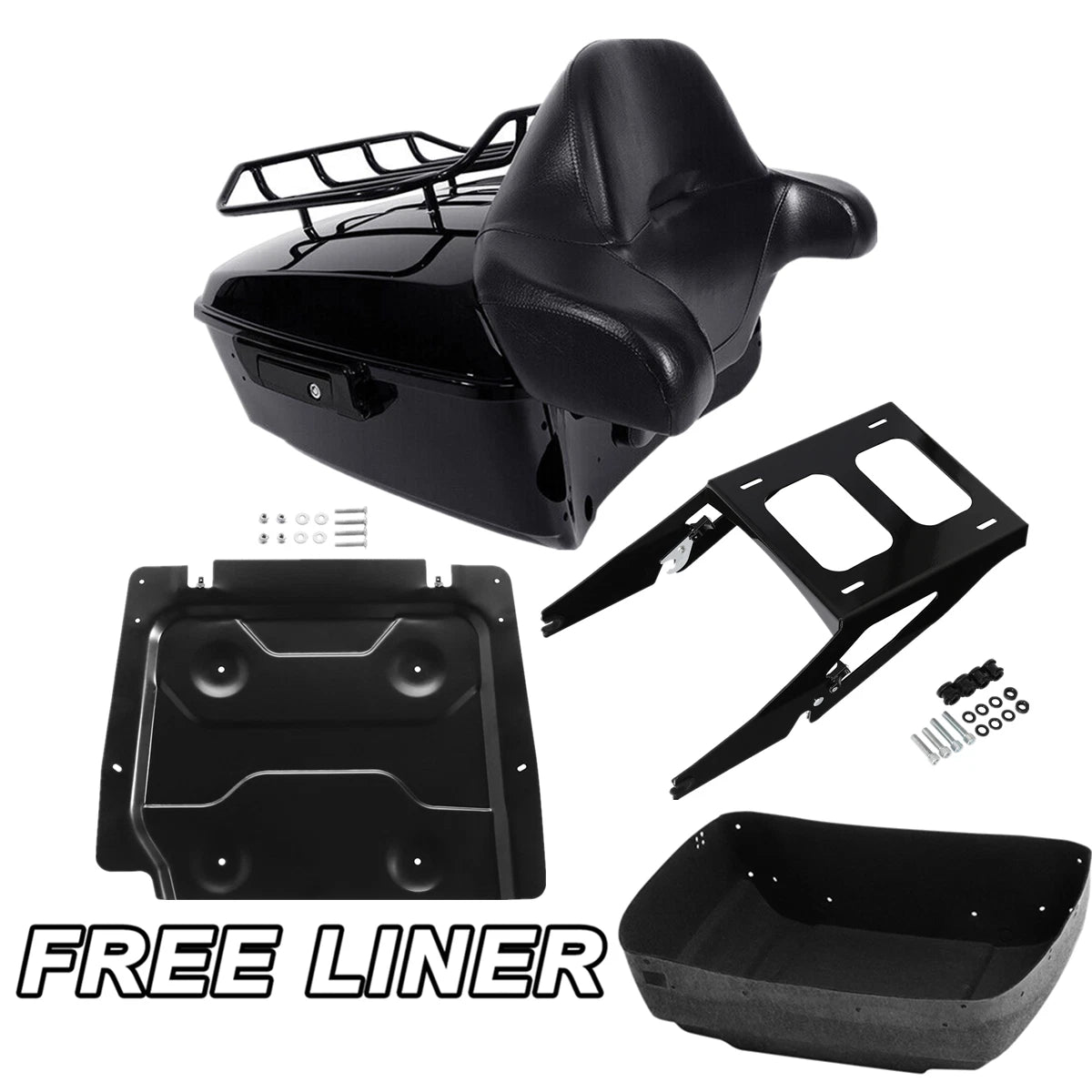 Trunk Mount Rack Pad Base Plate for Harley Sport Glide (2018–2023)