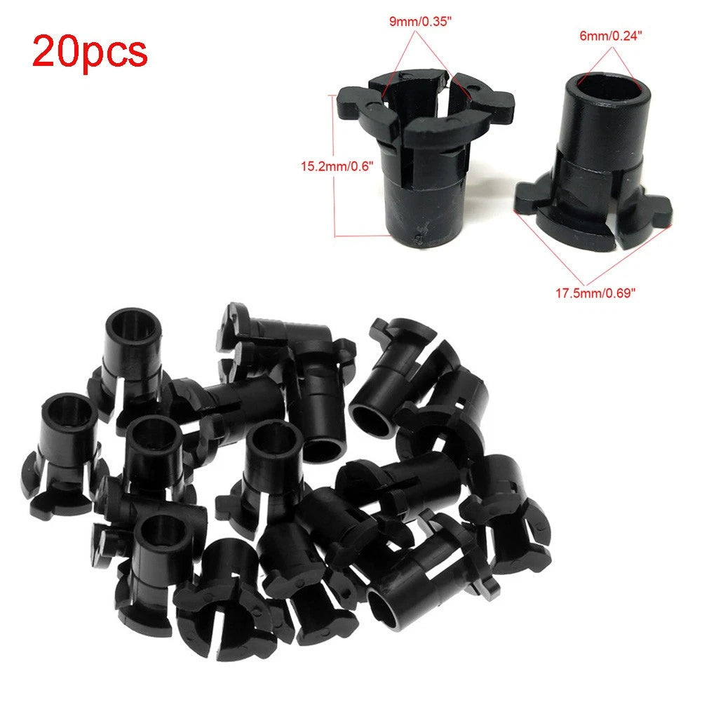 20X Plastic Headlamp Headlight Clip for BMW E30 E34 E24 E32 (1982–1994)