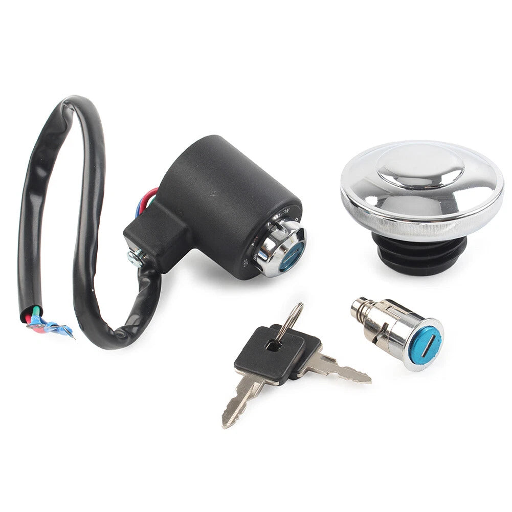 Ignition Switch Lock Gas Cap Cylinder for Harley Sportster 883 (1995–2003)