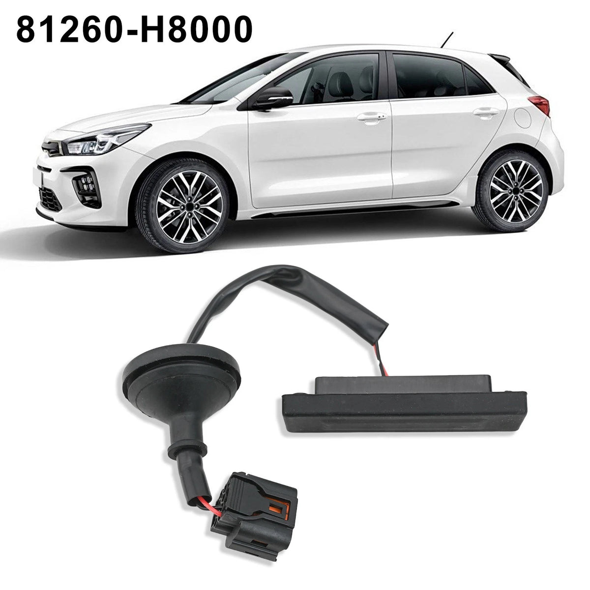 Liftgate Tailgate Handle Switch for Kia Rio (2018–2023) 81260-H8000 Black