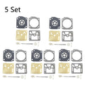 5X Carburetor Repair Kit for Husqvarna 362 365 371 372 (Zama RB-60, C3M-EL2A)