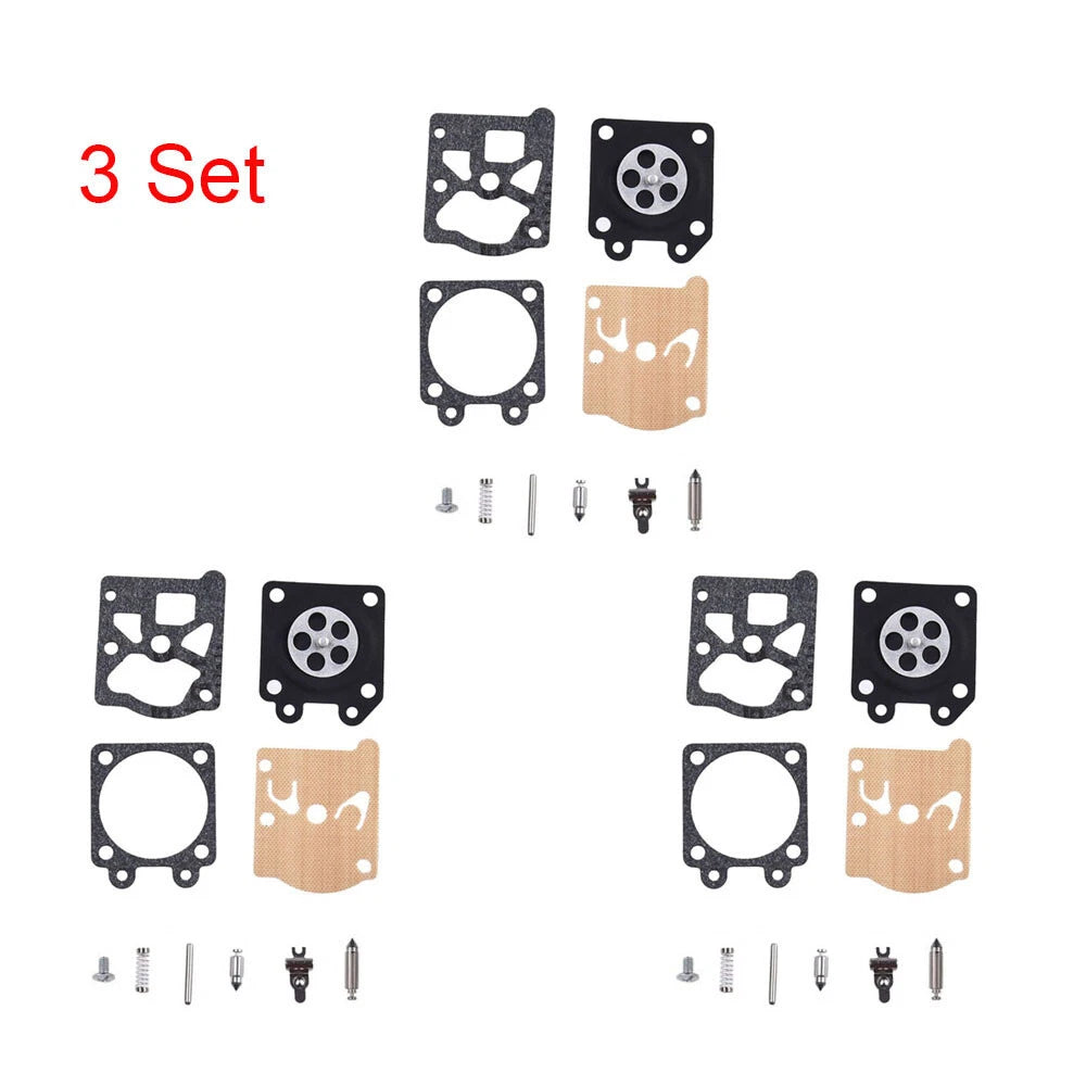 Set of 3 Carburetor Diaphragm Rebuild Kit for Stihl 024 025 026 MS250 (WALBRO K11-WAT)