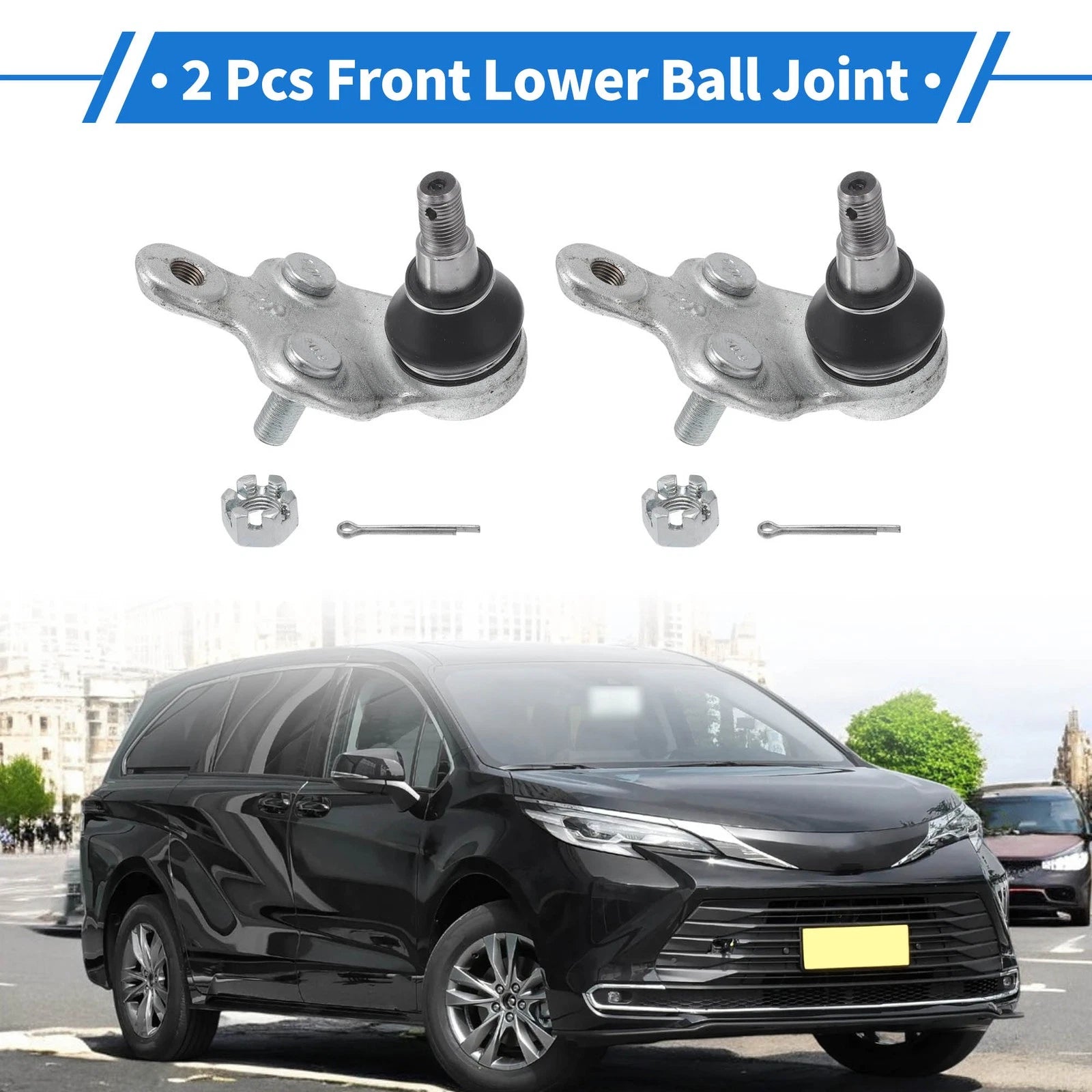 2 Pcs Front Lower Ball Joints Replacement for Toyota Camry (2002–2006)
