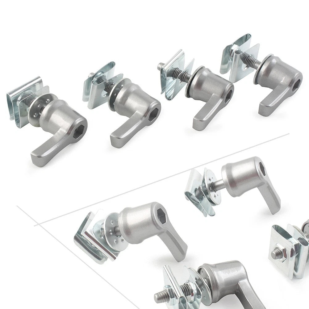 Saddlebag Lock Mounting Screw Kit for Harley Touring Road Glide (1993–Present) Chrome