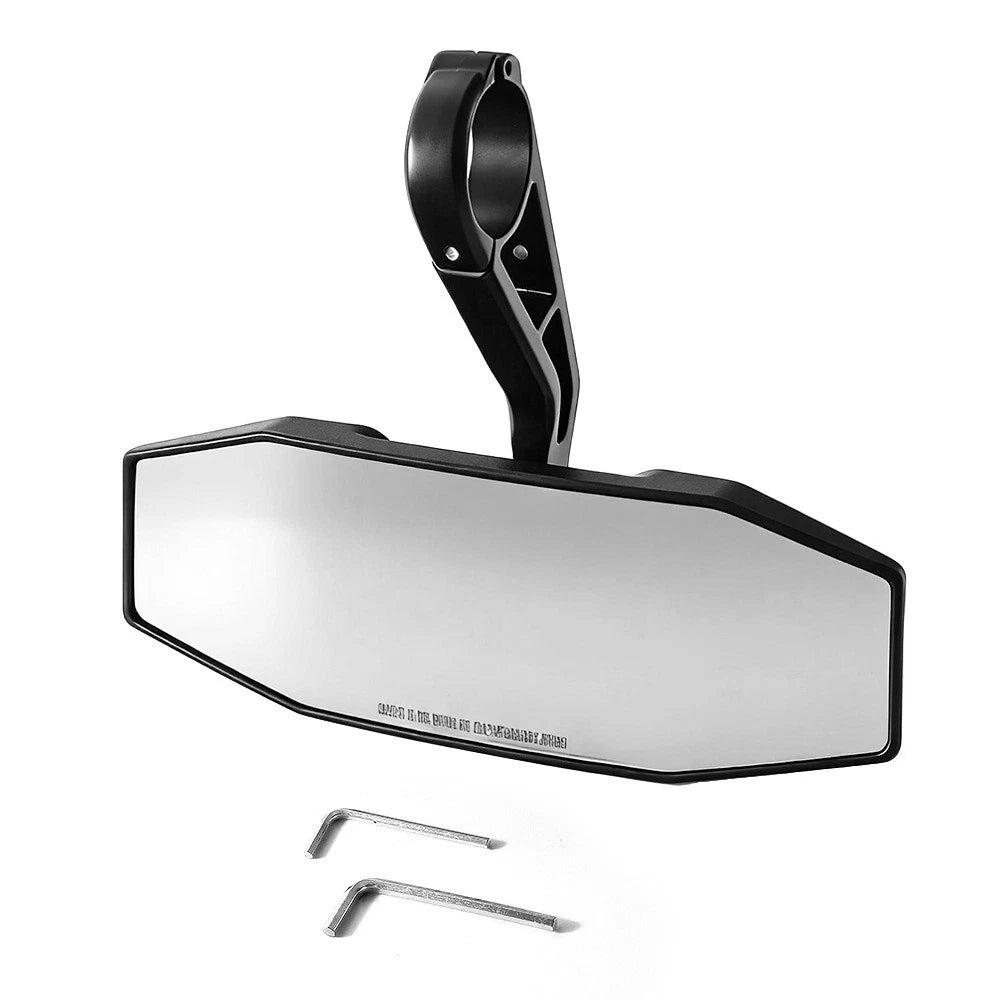 Center Rear View Mirror with 1.75" Clamp For Polaris RZR General 1000 1000 XP