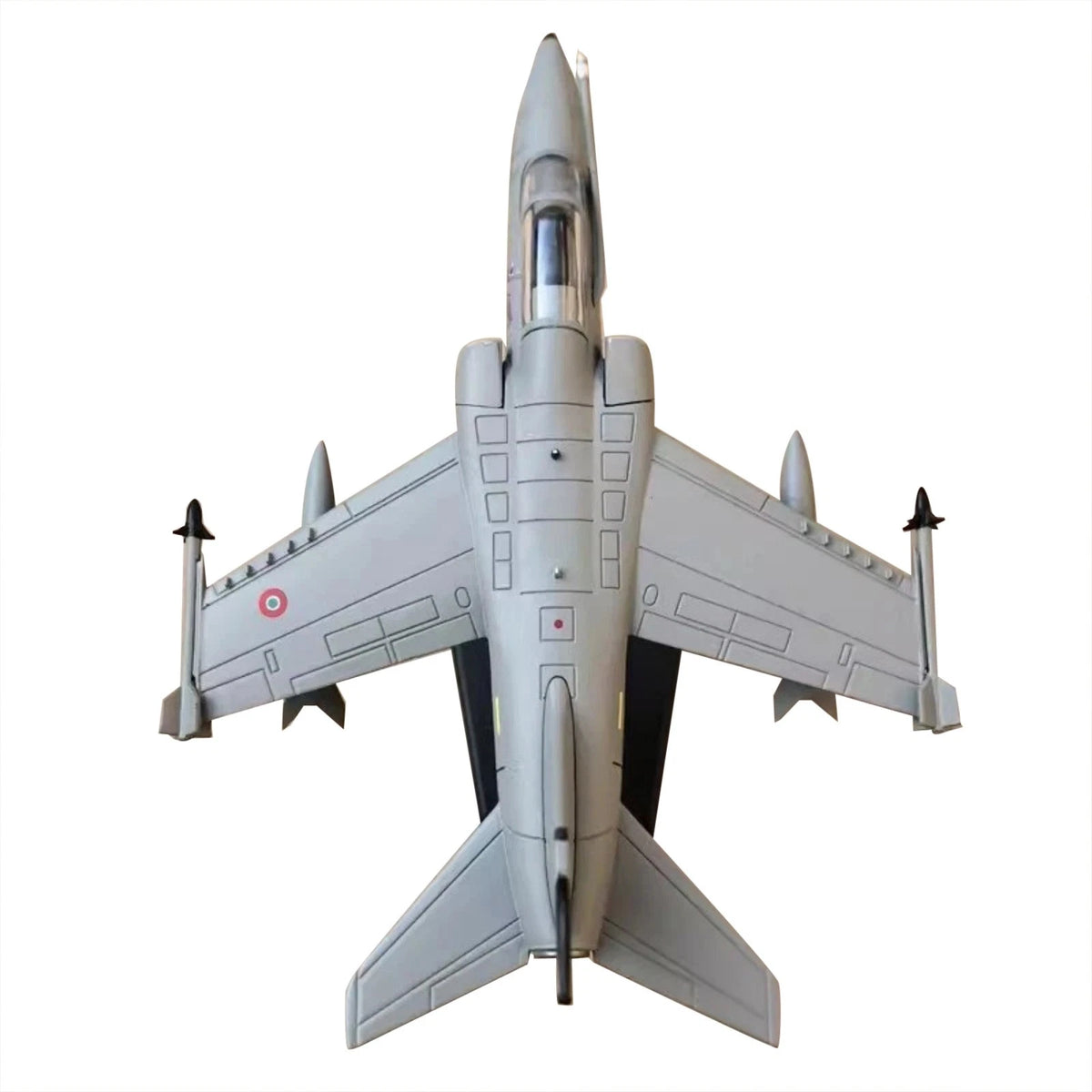Diecast Model of AMX Ghibli Fighter 1:100 Scale with Display Stand