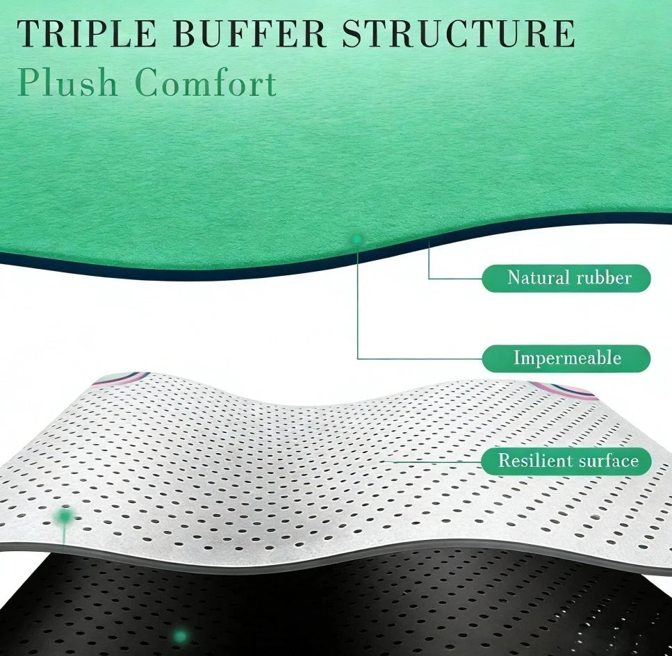 Lotus Mahjong Mat 32.4in Square Diatom Mud Foldable