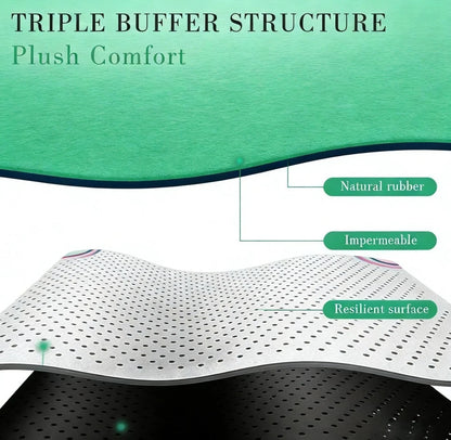 Lotus Mahjong Mat 32.4in Square Diatom Mud Foldable