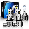 NOVSIGHT 9005 + H11 LED Headlight Combo Kit for