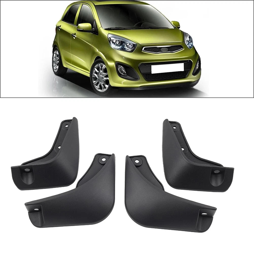 Mud Flaps Splash Guards for Kia Picanto (2011–2018)