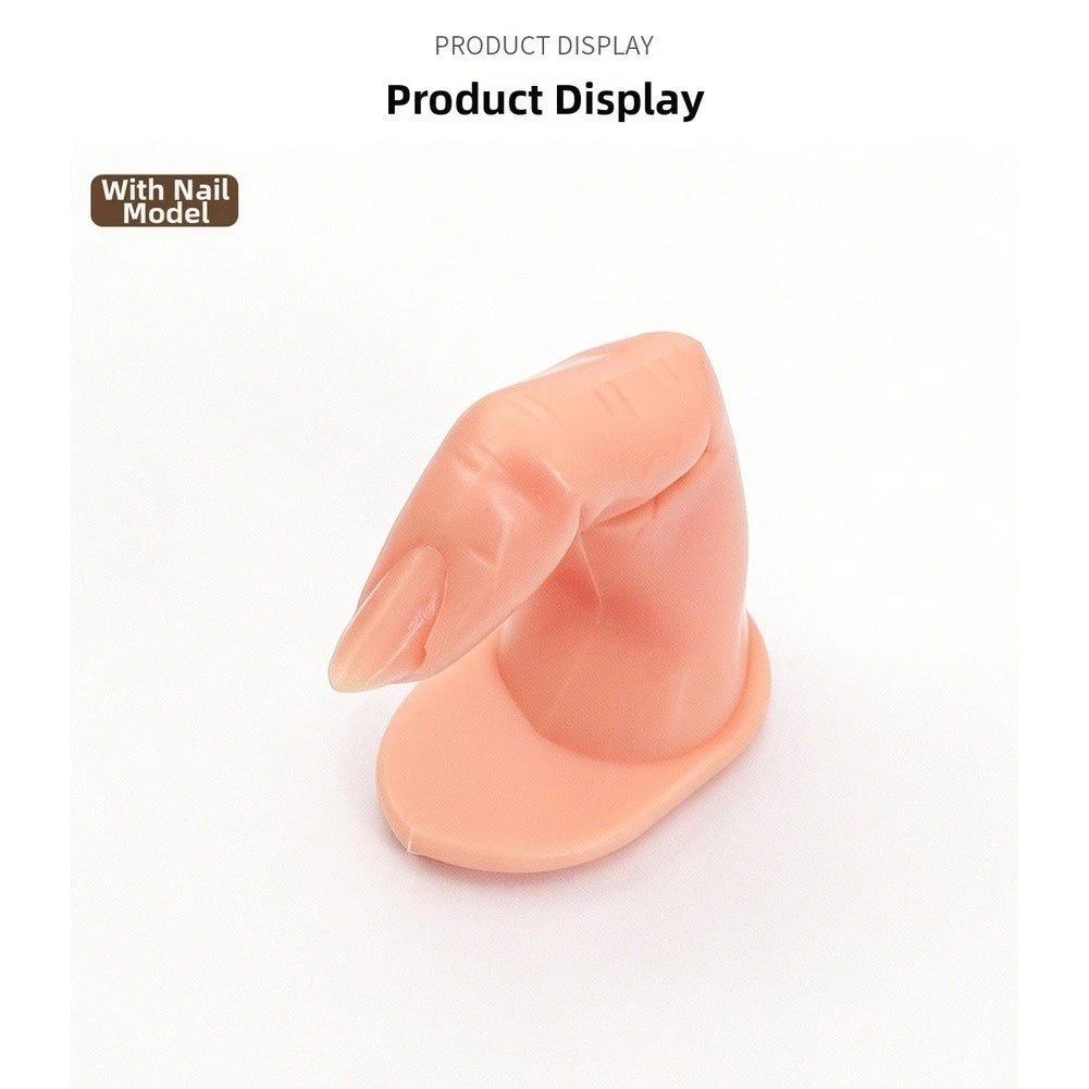 Nail Art Drill Tool with Base for Consistent Technique Practice