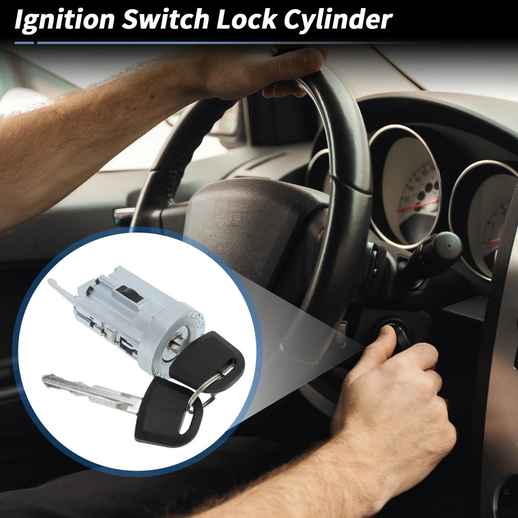 Ignition Switch Door Lock Cylinder Replacement for GMC Canyon Chevy Colorado (2004–2012)