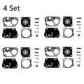 Set of 4 Carburetor Gasket Repair Kit for Zama RB-142, Homelite C1U-W32, C1U-W32A