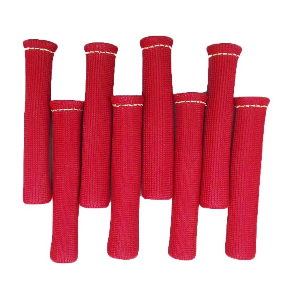 8pc Spark Plug Wire Boots Heat Shield Protector Sleeve for SBC BBC 350 (1200°)