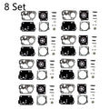 Set of 8 Carburetor Overhaul Kits for Homelite C1U-W32 C1U-W32A, Zama RB-142